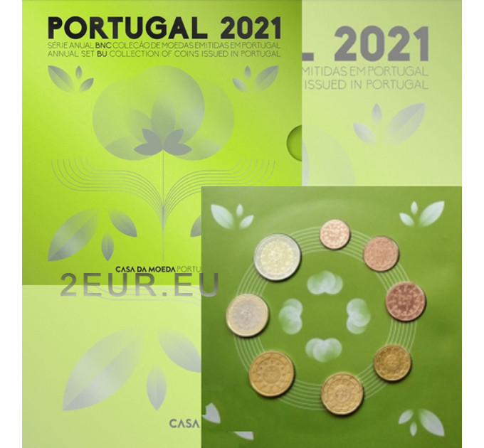 Portugal 2021 - Coffret euro BU 