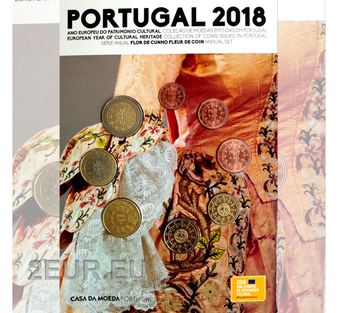 Portugal 2018 - Coffret euro FDC