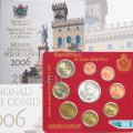 Saint Marin Coffret Euro BU + Pièce de 5 euros en argent 2006