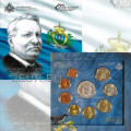 Saint Marin Coffret Euro BU + Pièce de 5 euros en argent 2012