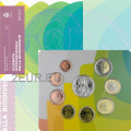 Saint Marin Coffret Euro BU + Pièce de 5 euros en argent 2021