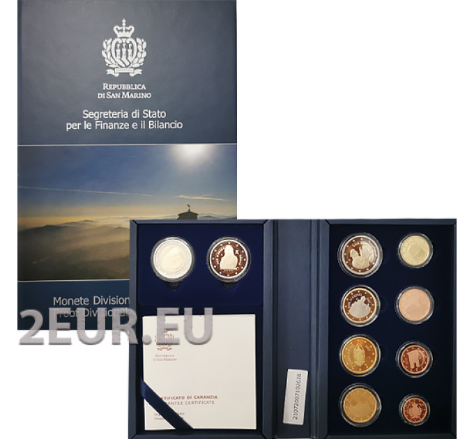 Saint Marin Coffret Euro BE 2021 