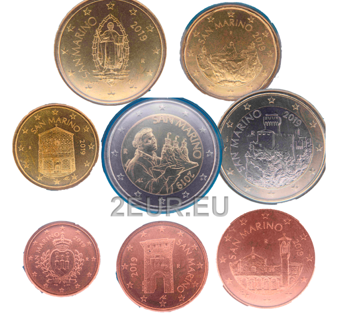 Saint Marin Coffret Euro UNC MIX 2017 - 2020