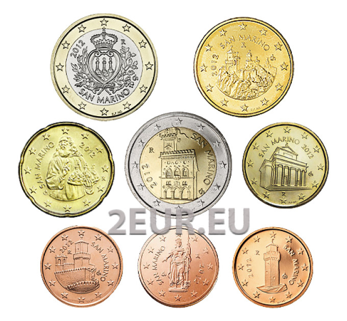 Saint Marin Coffret Euro UNC 2012