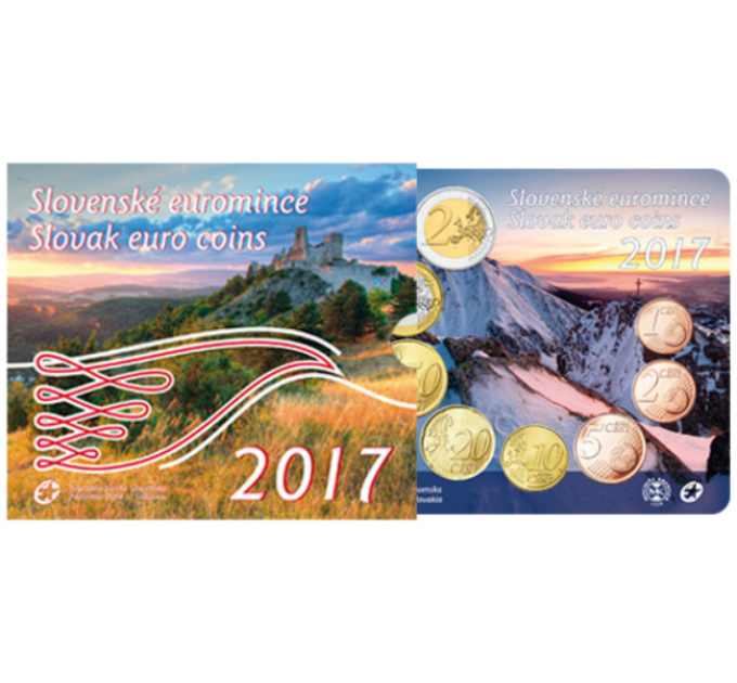 Slovaquie Coffret euro BU 2017 - Pièces en euros slovaques 2017