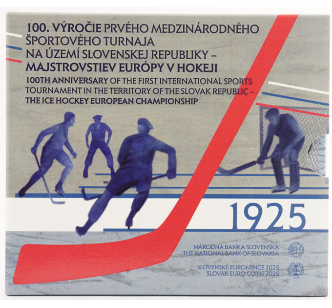 Slovaquie Coffret euro BU 2025 - Championnat d'Europe de hockey sur glace