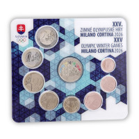 Slovaquie Coffret euro BU 2026 - Jeux olympiques d'hiver, Milan - Cortina Slovaquie Coffret euro BU 2026 - Jeux olympiques d'hiver, Milan - Cortina
