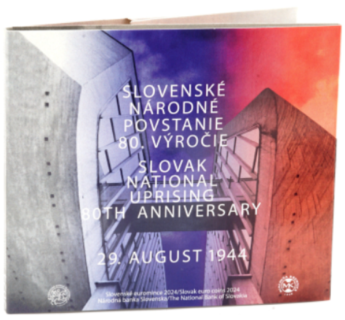 Slovaquie Coffret euro BU 2024 - 80e anniversaire du soulèvement national slovaque