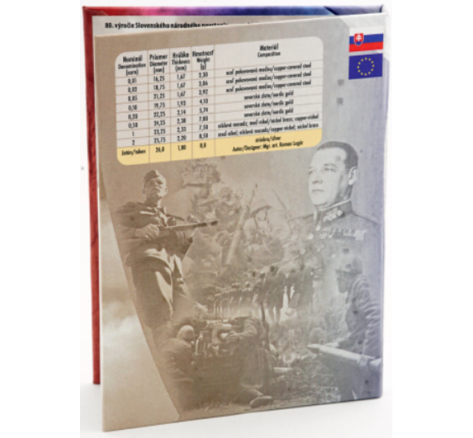 Slovaquie Coffret euro BE 2024 - 80e anniversaire du soulèvement national slovaque