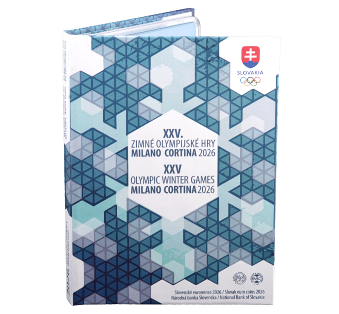 Slovaquie Coffret euro BE 2026 - Jeux olympiques d'hiver, Milan - Cortina