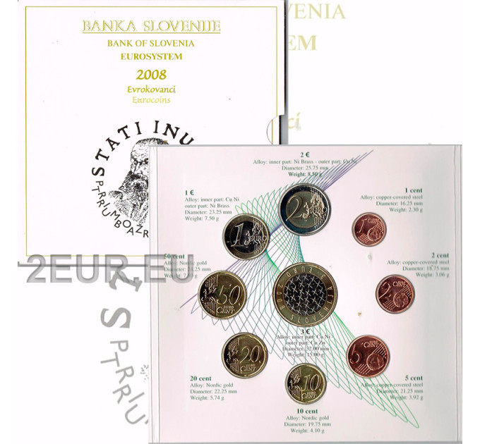 Slovénie Coffret euro BU 2008
