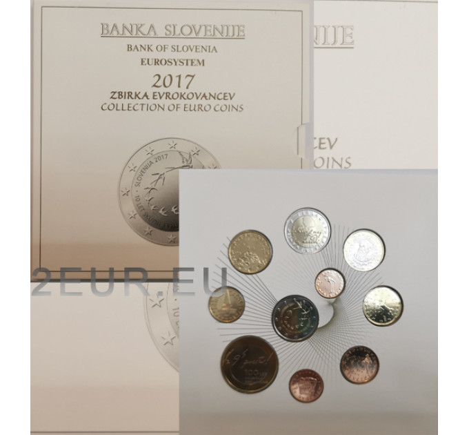Slovénie Coffret euro BU 2017 