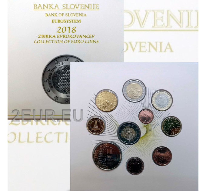 Slovénie Coffret euro BU 2018