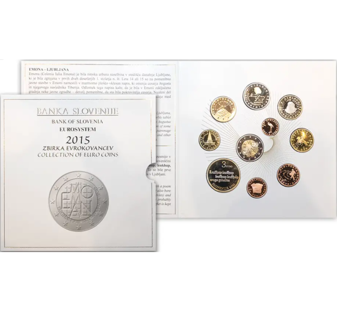 Slovénie Coffret euro BU 2015