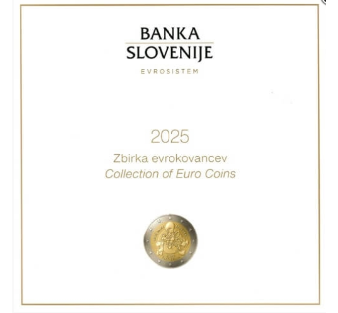 Slovénie Coffret euro BU 2025