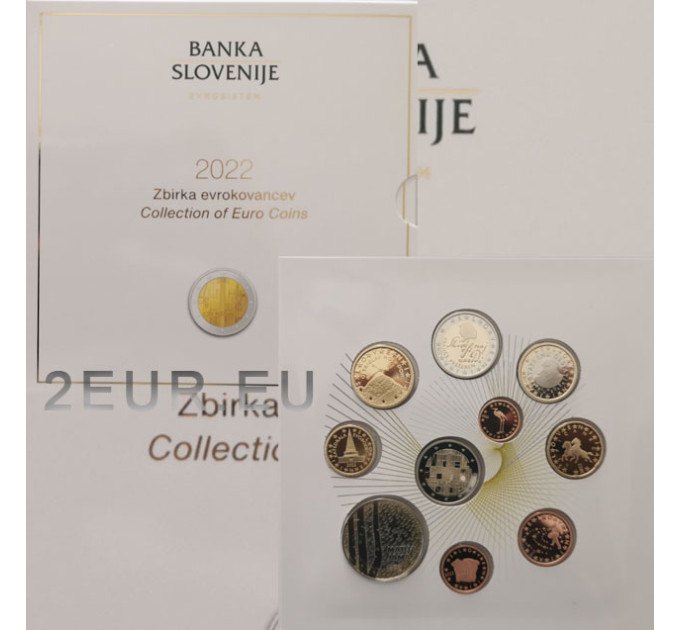 Slovénie Coffret euro BE 2022