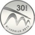  Slovénie 30 euros argent BE 2012 - Capitale européenne de la culture - Maribor