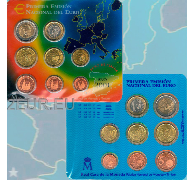 Espagne Coffret BU 2001