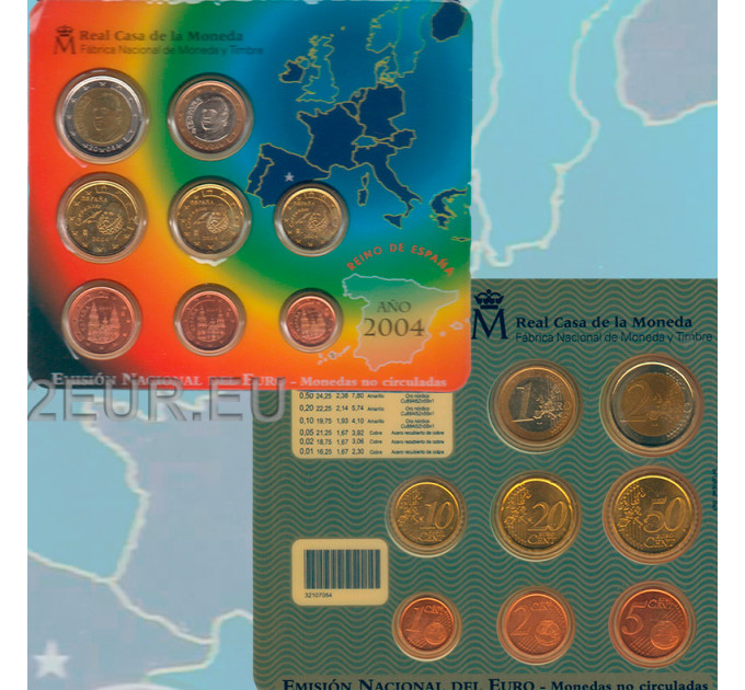 Espagne Coffret BU 2004