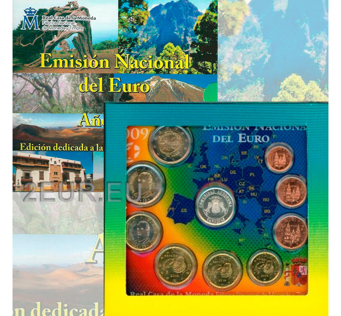 Espagne Coffret BU 2009 - les îles Canaries