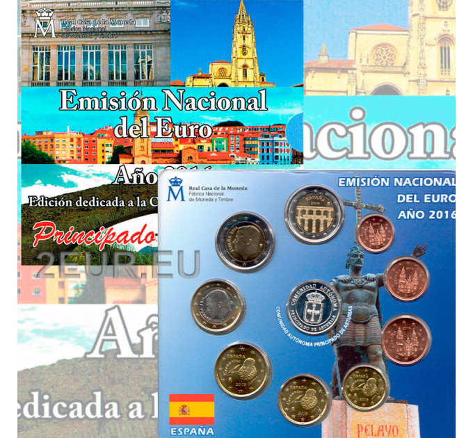 Espagne Coffret BU 2016 - Asturies