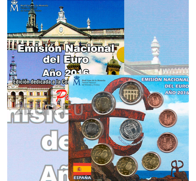 Espagne Coffret BU 2016 - pays Basque