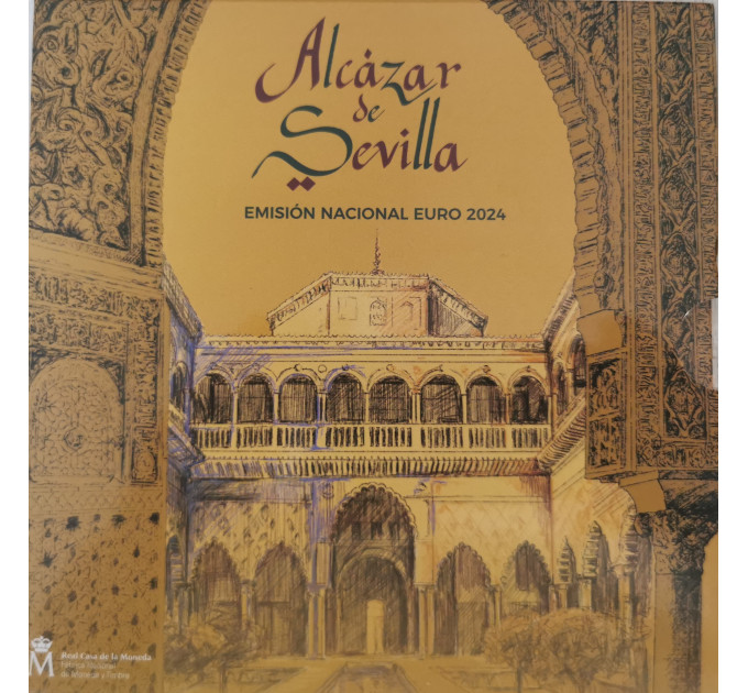Espagne Coffret BU 2024 - Patrimoine mondial de l'UNESCO - Alcazar de Séville