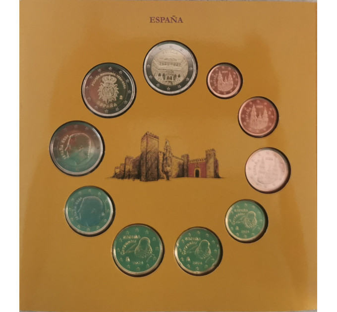 Espagne Coffret BU 2024 - Patrimoine mondial de l'UNESCO - Alcazar de Séville