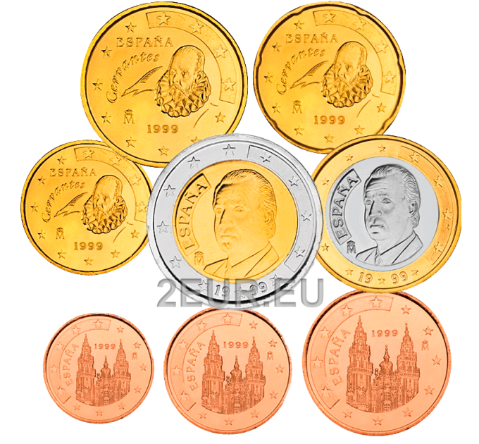 Espagne Coffret euro UNC 1999