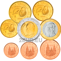 Espagne Coffret euro UNC 2000