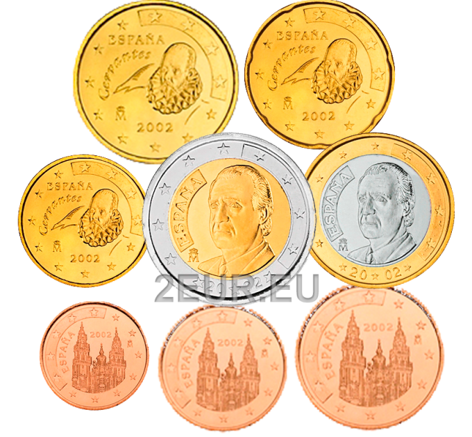 Espagne Coffret euro UNC 2002