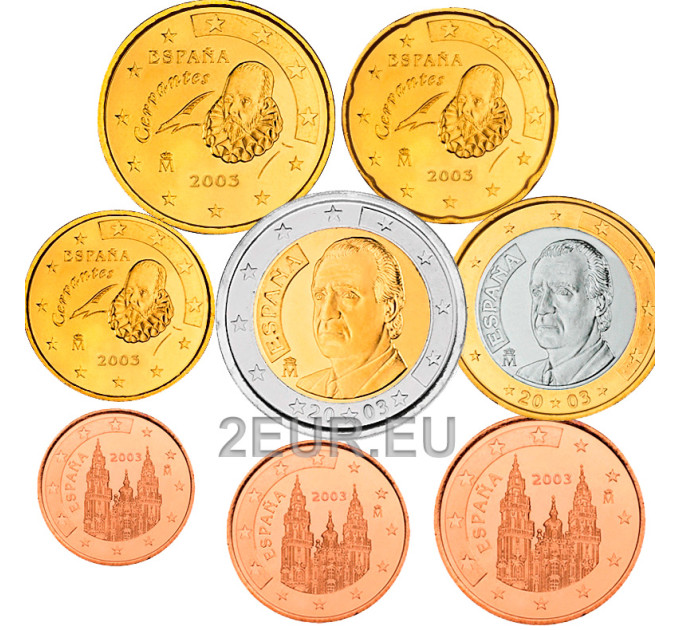Espagne Coffret euro UNC 2003