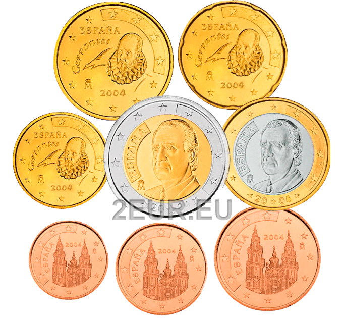 Espagne Coffret euro UNC 2004