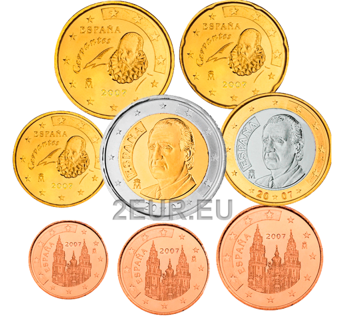 Espagne Coffret euro UNC 2007