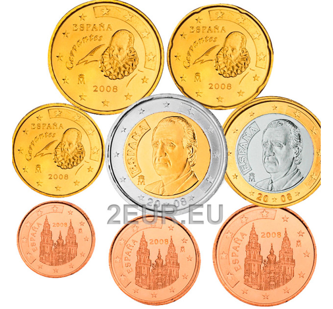 Espagne Coffret euro UNC 2008