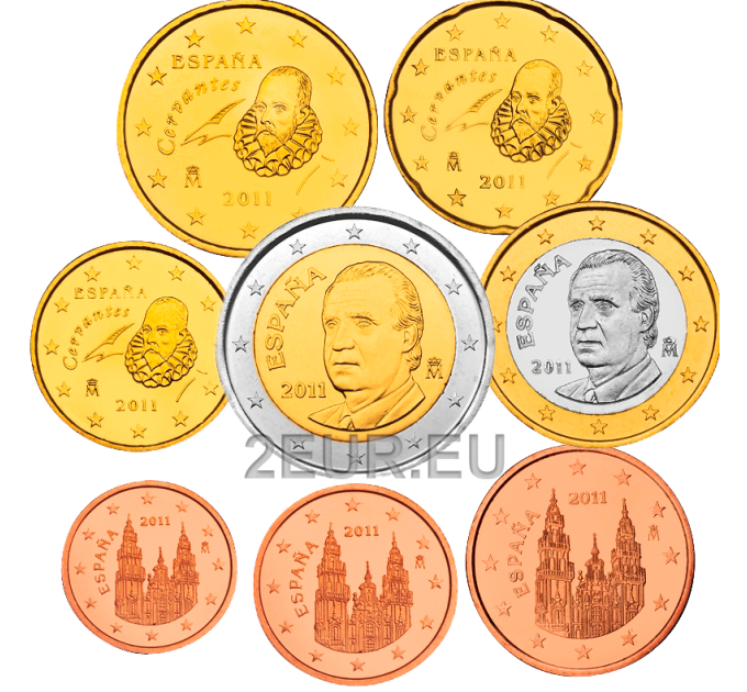 Espagne Coffret euro UNC 2011