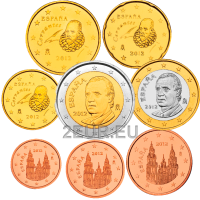 Espagne Coffret euro UNC 2012