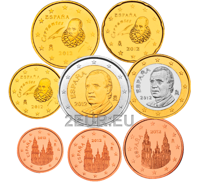 Espagne Coffret euro UNC 2012