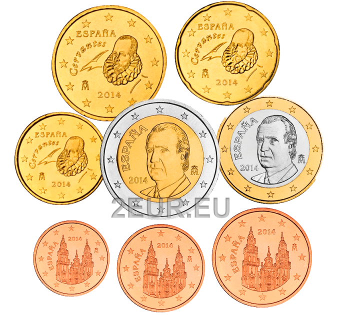 Espagne Coffret euro UNC 2014