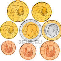 Espagne Coffret euro UNC 2015