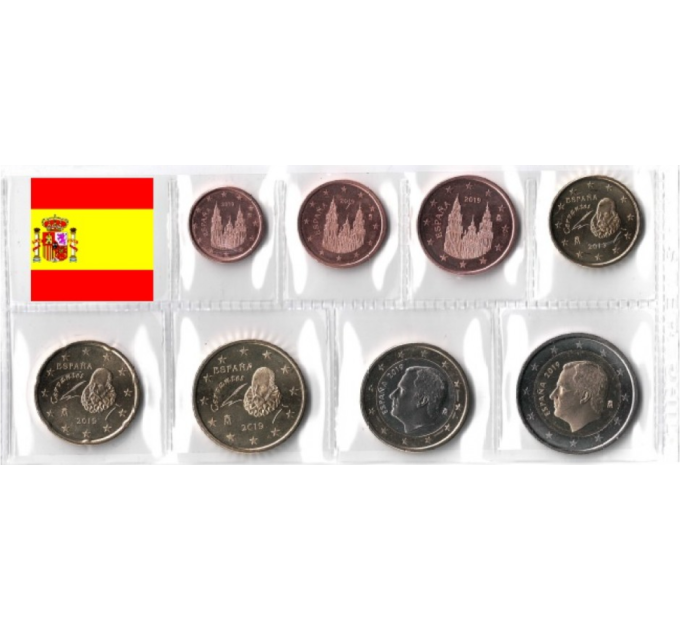 Espagne Coffret euro UNC 2019