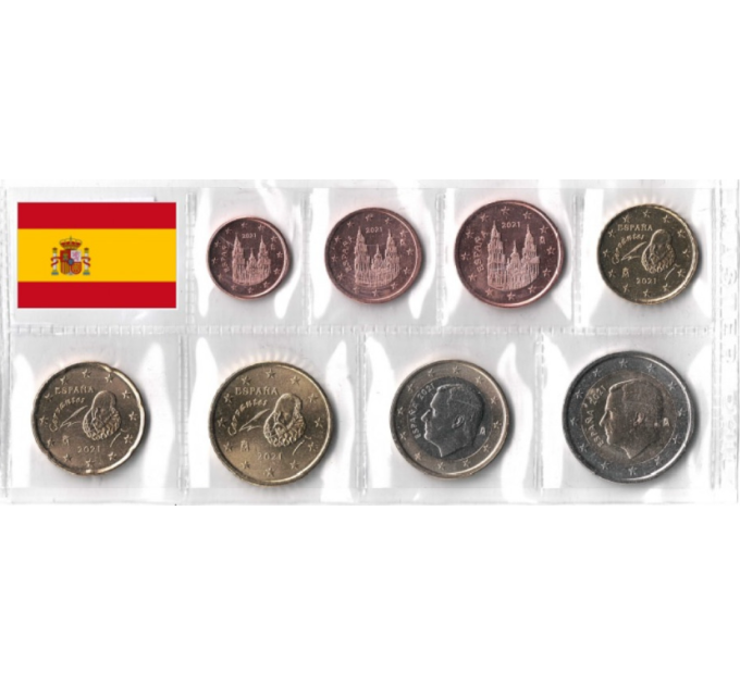 Espagne Coffret euro UNC 2021