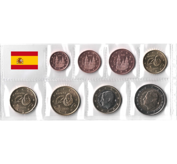 Espagne Coffret euro UNC 2022
