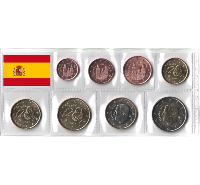 Espagne Coffret euro UNC 2024