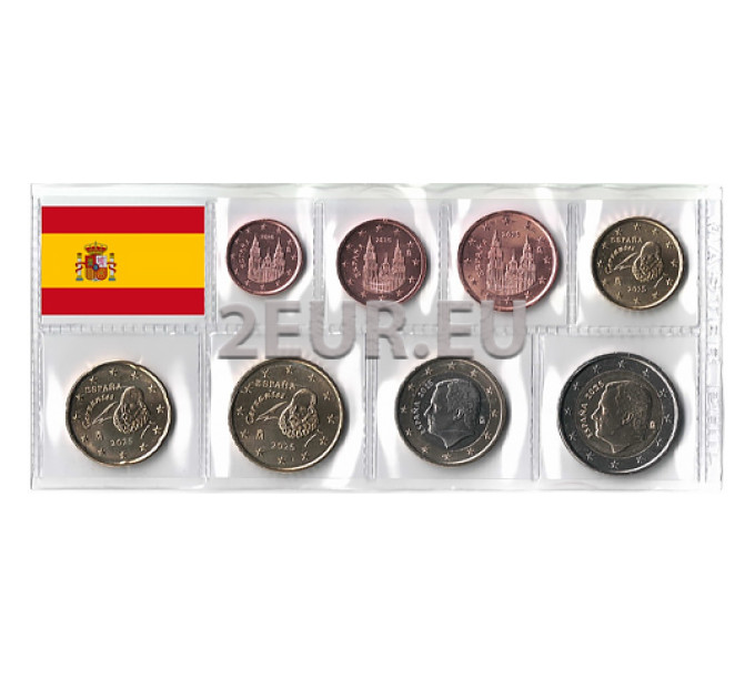 Espagne Coffret euro UNC 2025