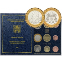 Vatican coffret BU + 5 EURO 2022 - 100e anniversaire de la mort du pape Benoît XV