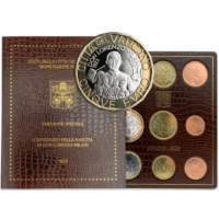 Vatican coffret BU + 5 EURO 2023 - 100e anniversaire de la naissance de Don Lorenzo Milani