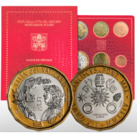 Vatican coffret BU + 5 EURO 2024 - 650e anniversaire de la mort de François Pétrarque