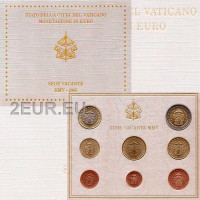 Vatican coffret BU 2005 - Coffret euros  - Sede Vacante