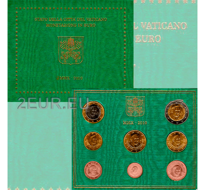Vatican coffret BU 2010 - Coffret euros 